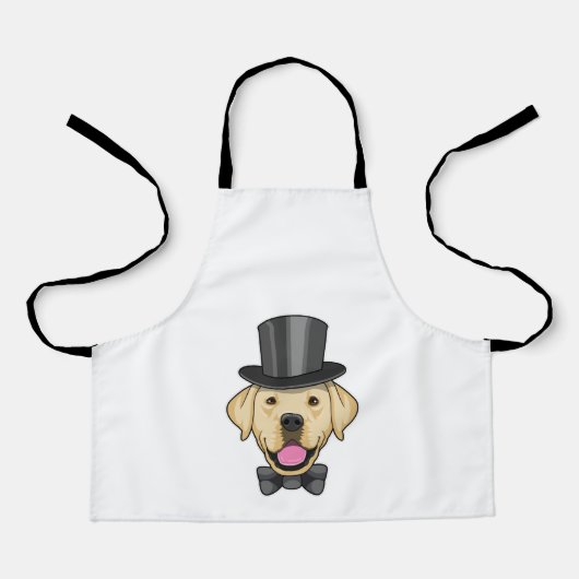 Tablier Chien en forme de chambre avec mâchoire (Recto)