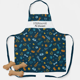 Tablier Chien Groomer Animaux Salon Outils Personnalisé N