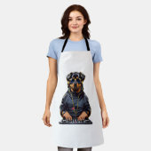 Tablier Chien Kimono Rottweiler (Porté)