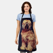 Tablier Chien mignon (Porté)