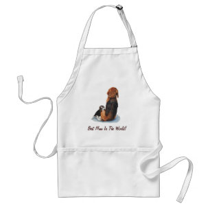 Tablier Chien mignon beagle qui bouge maman chien