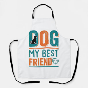 Tablier Chien Mon Meilleur Ami Vintage Conception De Chemi