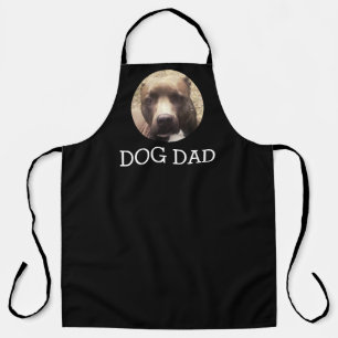 Tablier Chien papa animal de compagnie photo noir barbecue