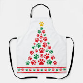 Tablier Chien Paw Christmas Tree (Recto)