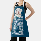 Tablier Chien Pitbull Blanc Chaque Snack Que Vous Faites (Insitu)