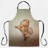 Tablier Chien Pomeranian Spitz (Recto)
