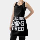Tablier Chien qui se sent fatigué (Insitu)