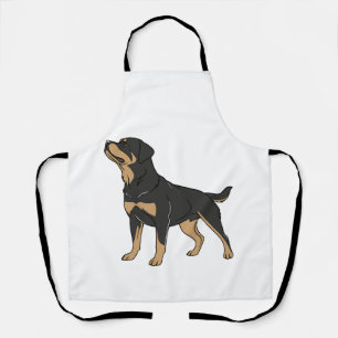 Tablier Chien Rottweiler, Chien Rottweiler Debout