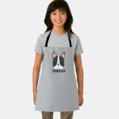 Tablier Chien-taureau français mignon avec nom personnalis (Insitu)