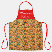 Tablier Chiens Boho Personnalisés (Recto)