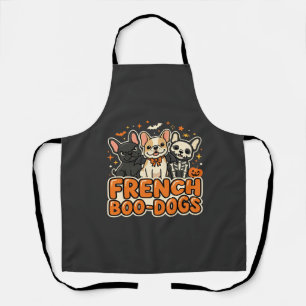 Tablier Chiens Boo français Halloween French Bulldog Desig