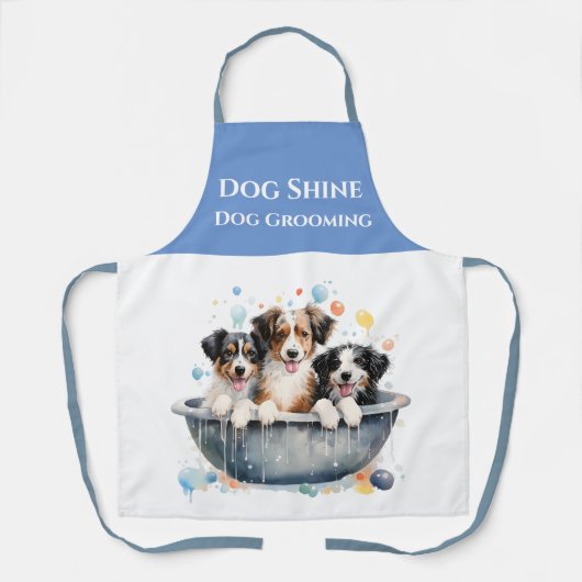 Tablier Chiens dans Tub Services pour animaux Grooming (Recto)