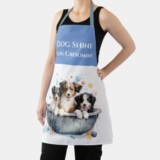 Tablier Chiens dans Tub Services pour animaux Grooming (Insitu)