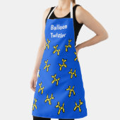 Tablier Chiens de ballon partout sur Blue Twister Apron (Insitu)