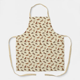 Tablier Chiens de fouille - motif de vacances de plage.