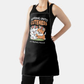 Tablier Chiens de jeu avec Flower Crowns - Fun Spring Them (Insitu)