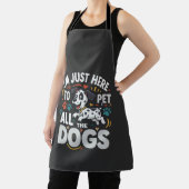 Tablier Chiens Drôles Amoureux Des Animaux Vector (Insitu)