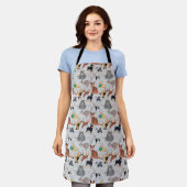 Tablier Chiens Et Chats Cutes Design Motif (Porté)