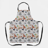 Tablier Chiens Et Chats Cutes Design Motif (Recto)