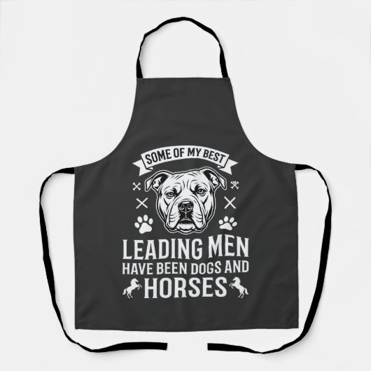 Tablier Chiens et chevaux menant les hommes (Recto)