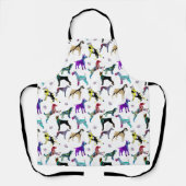 Tablier Chiens et pattes (Recto)