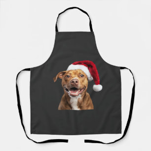 Tablier Chiens heureux à Noël Drôles de chiens T-Shirt Cla