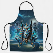 Tablier Chiffre d'imaginaire égyptien. (Recto)