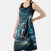 Tablier Chiffre d'imaginaire égyptien. (Insitu)