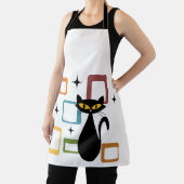 Tablier Chiffre noir du milieu du siècle (Insitu)