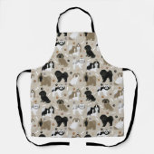 Tablier Chih Tzu Chiens Paws et Bones Apron (Recto)