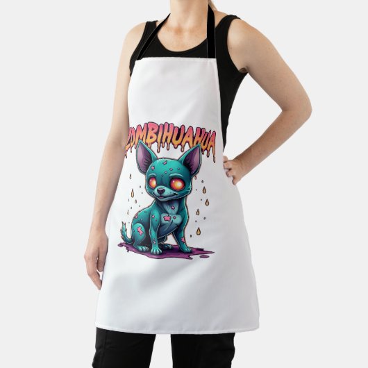 Tablier Chihuahua Chi Chichi Chiwawa Zombie Chien Hallowee (Insitu)