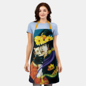 Tablier Chihuahua Chien sorcière Halloween (Porté)