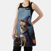 Tablier Chihuahua Chien Whimsical Halloween Peinture