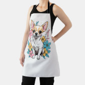 Tablier Chihuahua du printemps (Insitu)