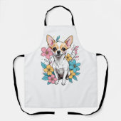 Tablier Chihuahua du printemps (Recto)