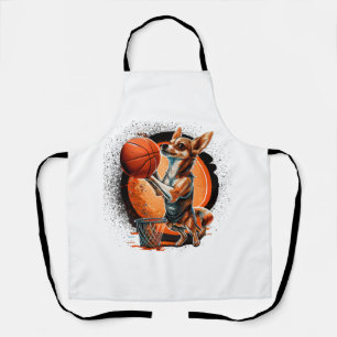 Tablier Chihuahua Joueur de basket-ball Sport Dunk