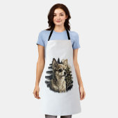 Tablier Chihuahua Joyeux Noël X-Mas Tree Cute (Porté)