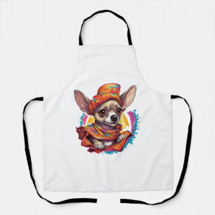 Tablier Chihuahua Mexique Cinco de Mayo Chien Drôle