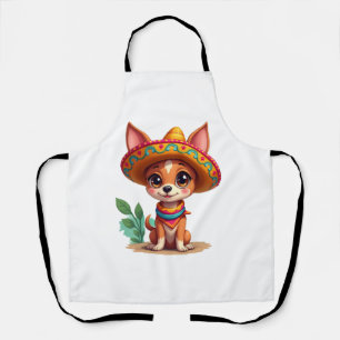 Tablier Chihuahua  Mexique  Cinco de Mayo  Chien Drôle   (