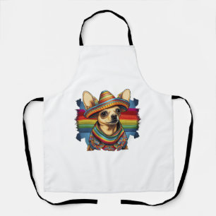 Tablier Chihuahua Mexique Cinco de Mayo Chien Drôle