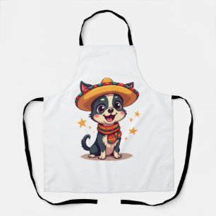 Tablier Chihuahua Mexique Cinco de Mayo Chien Drôle Co