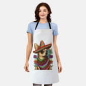Tablier Chihuahua Mexique Cinco de Mayo Funny Chien (Porté)