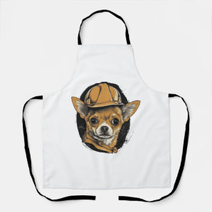 Tablier Chihuahua Ouvrier de construction