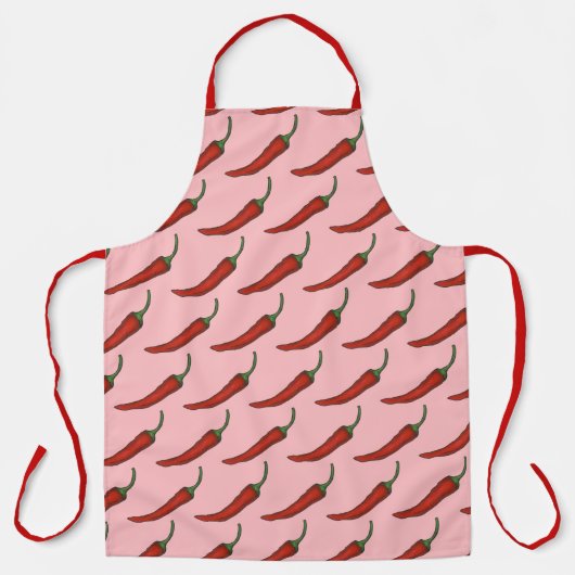Tablier Chiles Red Chili épicé Hot Cayenne Pepper Veggie (Recto)