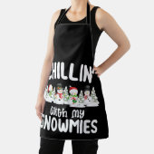 Tablier Chillat avec mes neiges Snowman Noël (Insitu)