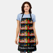 Tablier Chilli Lover chaudières à motifs (Porté)