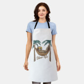 Tablier Chillin' Sloth dans un hamac T-shirt surdimensionn (Porté)
