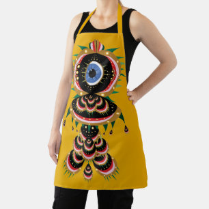 Tablier Chimera - Poisson Oiseau Moyen Apron