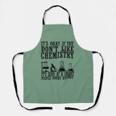 Tablier Chimie de sarcasme Guillemets chimistes (Recto)
