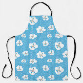 Tablier Chimie organique Molecules Geek de la science bleu (Recto)